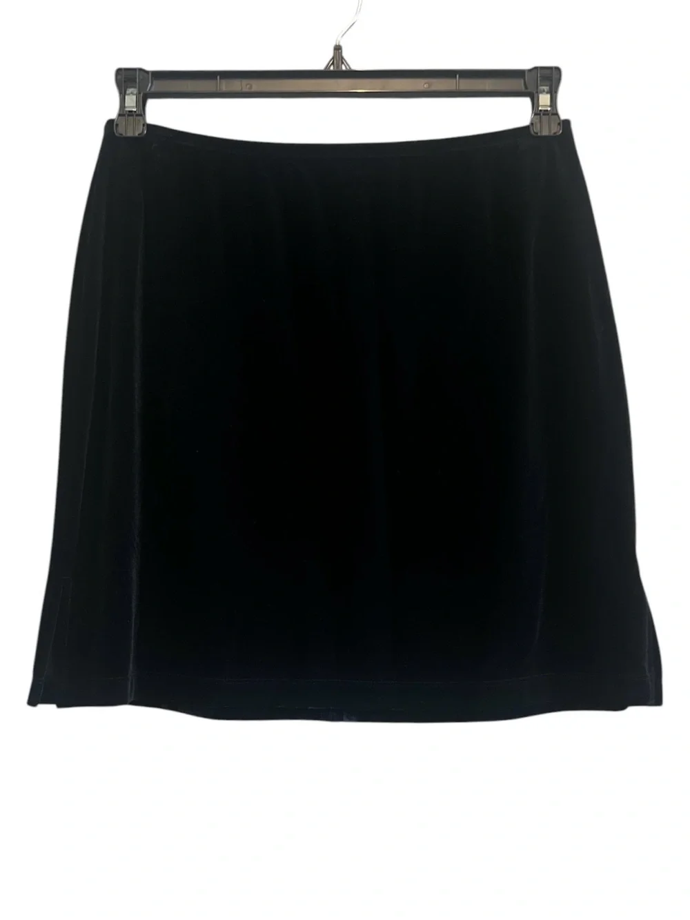 My Michelle Black Velvet Whimsigoth Mini Pencil Skirt